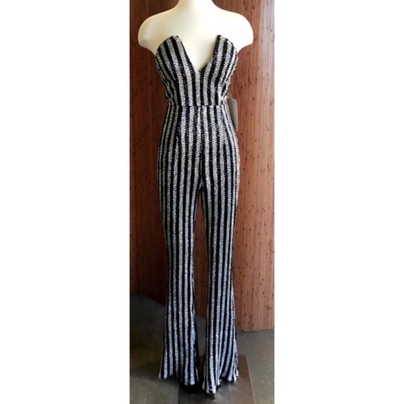 akira sequin jumpsuit